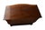 Late 20th Century Drexel Heritage Heirloom Collection Mahogany Bombe Chest With Brass Hardware For Sale - Image 5 of 6