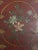 Maroon Mid 20th Century Vintage Red Floral Wastebasket For Sale - Image 8 of 10