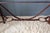 Jacques Adnet Hermes Style Iron Leather Bridle Strap Equestrian Console Table For Sale - Image 9 of 18