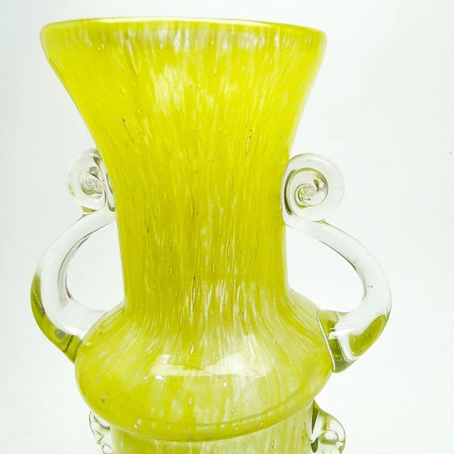 Postmodern Vase from Łysa Góra Glassworks, Poland, 1970s, in Very Good conditions. Designed 1970 to 1979 I have official...