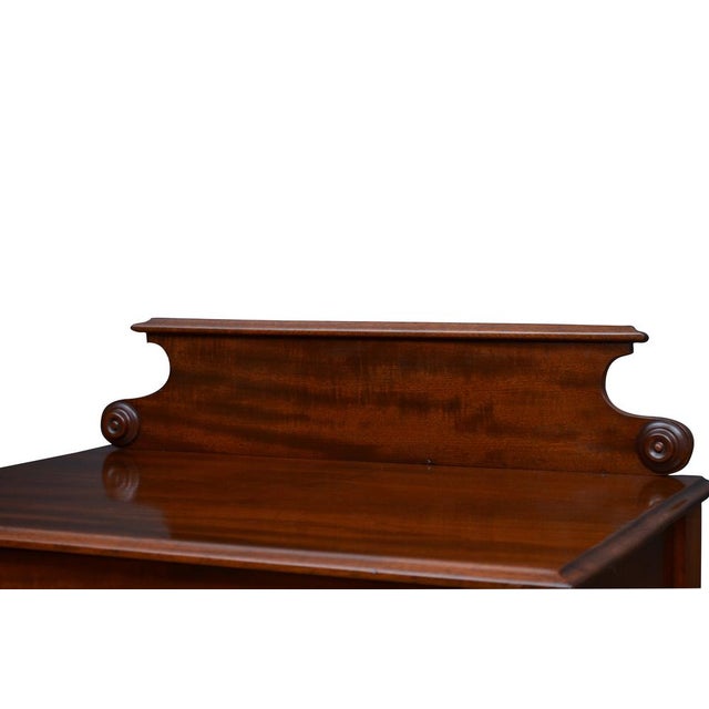 Brown Mahogany Console Table from Druce & Co, 1850 For Sale - Image 8 of 18