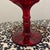 Viking Glass Company Mid-Century Modern Viking Style Glass Ruby Compote For Sale - Image 4 of 6