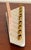 1980s Vintage Stone and Brass Hanukkah Menorah With Western Wall Design For Sale - Image 5 of 6
