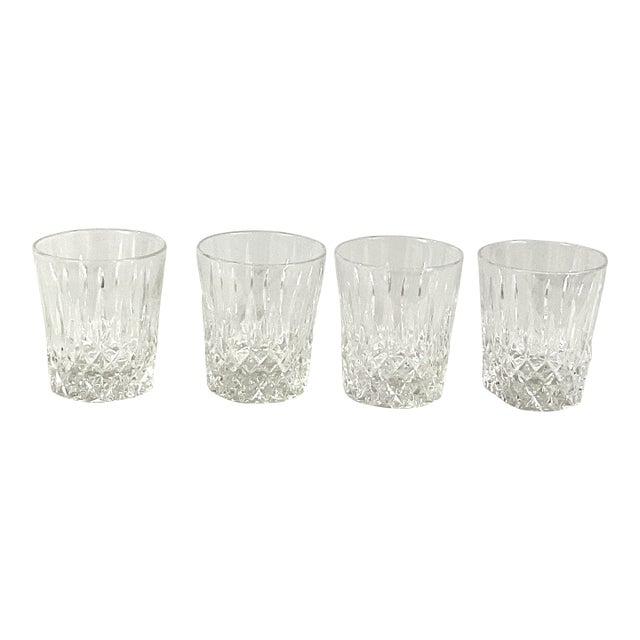 Waterford, Crystal of Ireland Makers of Luxury Premium Crystal – 8 Ounce Lismore Tumblers – Set of Four For Sale