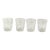 Waterford, Crystal of Ireland Makers of Luxury Premium Crystal – 8 Ounce Lismore Tumblers – Set of Four For Sale