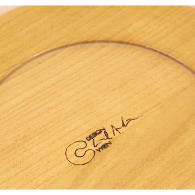 A beautiful wooden bowl or plate, designed by Carl Aubock in the 1970s. Marked, in excellent condition. This piece is...