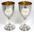 1850s American Coin Silver 'Edward and Mary' Wedding Set Goblets - a Pair For Sale - Image 13 of 13