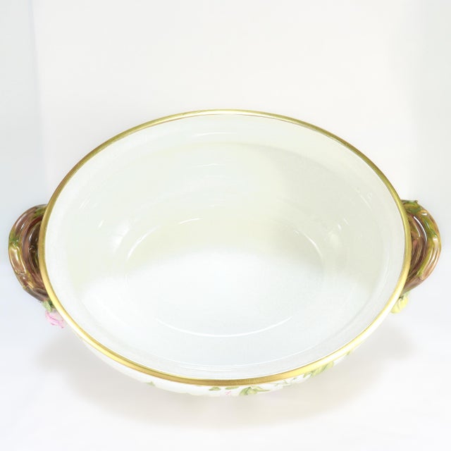 Ceramic Royal Copenhagen 'Flora Danica' Porcelain 5 Qt Large Tureen & Underplate No 3560 For Sale - Image 7 of 18