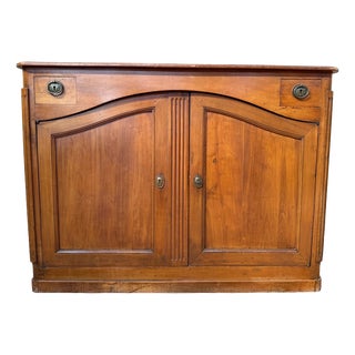 Low Louis XVI Buffet in Cherrywood For Sale