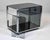 Willy Rizzo Italian Smoked Glass and Chrome Rolling Bar Trolley, Circa 1970s For Sale - Image 12 of 12