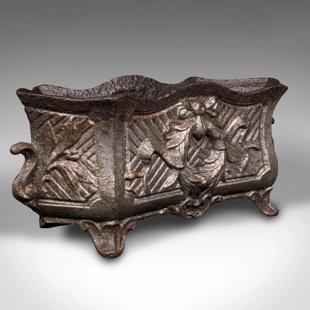 1900s Victorian Antique Art Nouveau Planter, French, Windowsill, Outdoor, Jardiniere For Sale - Image 11 of 11