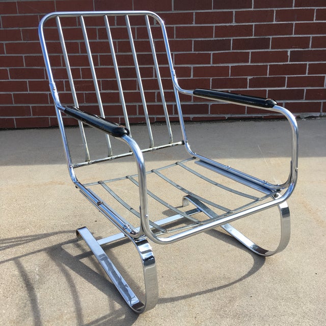 1930s Kem er “Springer Chair” for Lloyd Manufacturing Signed Chairish