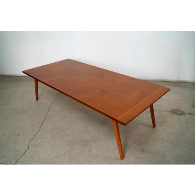 1960s 1960’s Mid-Century Danish Modern Teak Coffee Table For Sale - Image 5 of 12