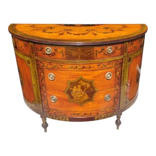 Adams Painted 1920s Credenza Sideboard For Sale
