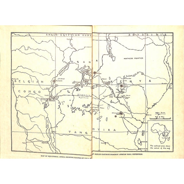 Carl Akeley's Africa: The Account of the Akeley Eastman-Pomeroy African Hall Expedition of the American Museum of Natural History For Sale In New York - Image 6 of 12