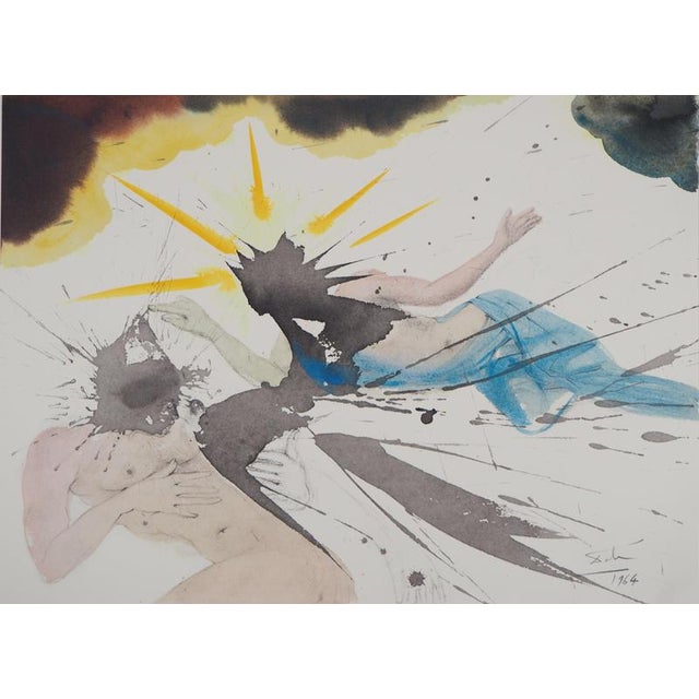 Salvador DALI (1904-1989) Biblia Sacra: The Resurrection, 1967 Color lithograph Signed in the plate On Vellum 48 x 35 cm...