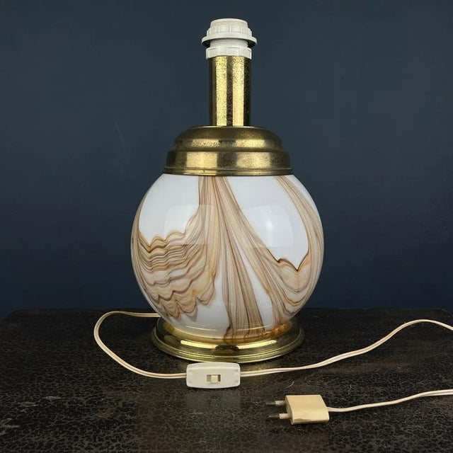 Murano Glass Table Lamp, Italy, 1970s For Sale - Image 11 of 12