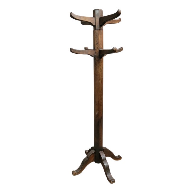French Parrot Coat Rack in Wood, 1950s For Sale