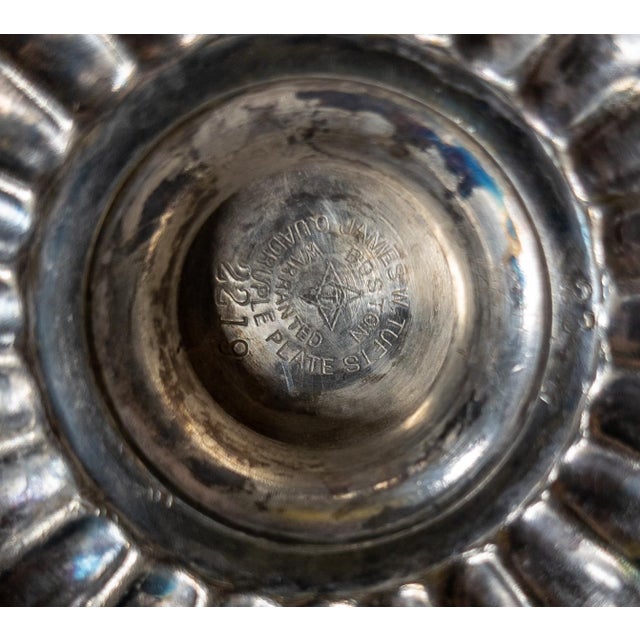 19th Century American Victorian Silverplate Pitcher by James W. Tufts For Sale - Image 12 of 12