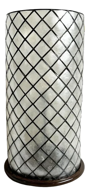 Capiz Cylinder Table Lamp