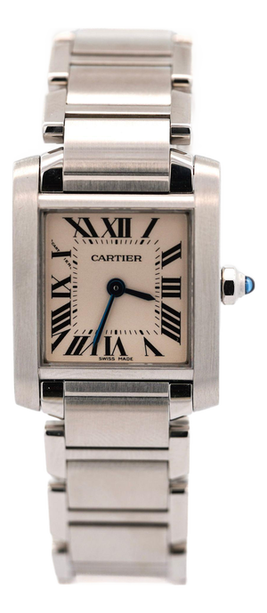 Cartier Tank Francaise W51008q3 20mm Ladies Quartz 2384 Watch