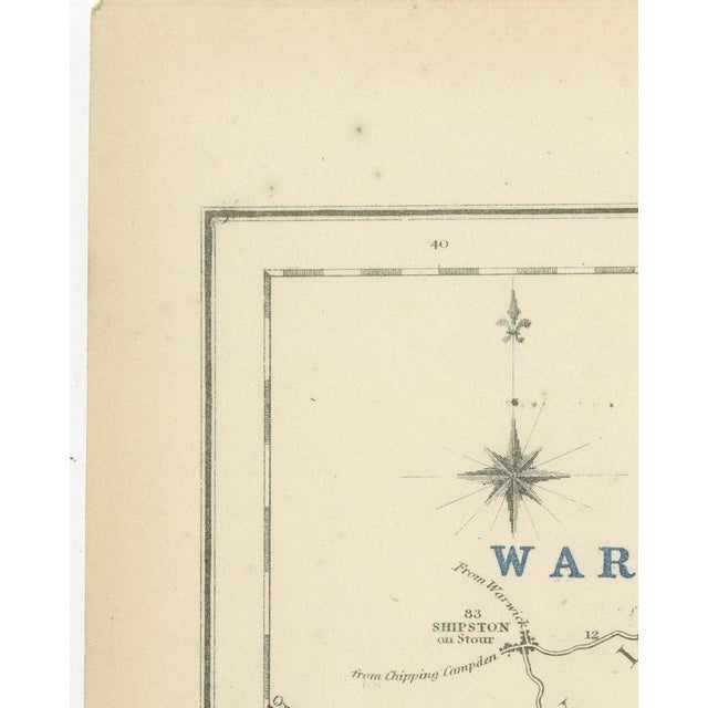 Antique Hobson Fox Hunting Map of Oxfordshire by Heythrop Hunt, 1870 For Sale - Image 4 of 10