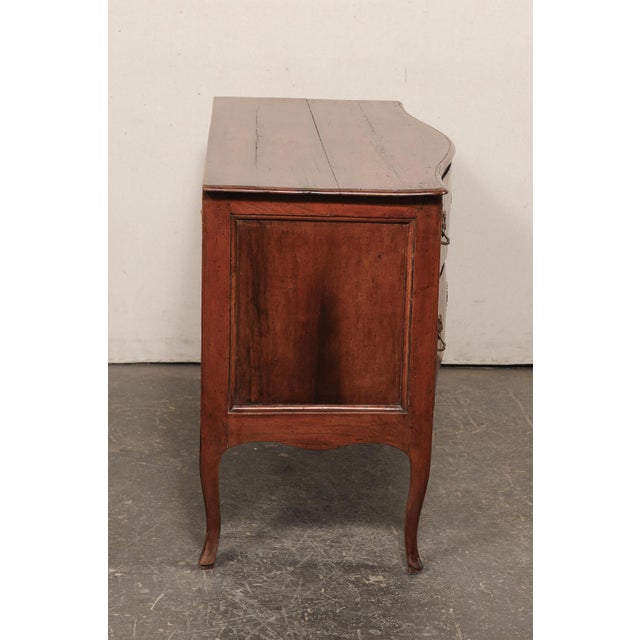 18th C. Italian Serpentine 2-Drawer Chest For Sale - Image 10 of 11