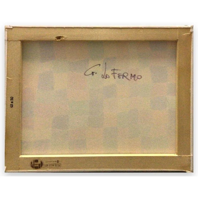 Contemporary Reticulum - Oil Painting 2019 by Giorgio Lo Fermo 2019 For Sale - Image 3 of 4