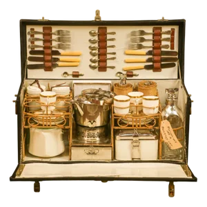 One Picnic Trunk by Scott and Sons for Bentley, 1930s