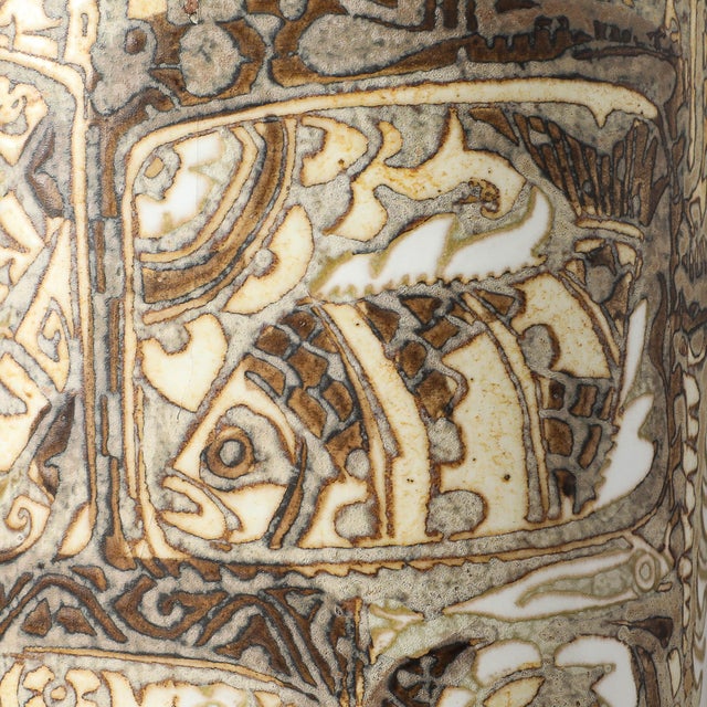 Mid-Century Modernist Ceramic Vase by Johanne Gerber for Royal Copenhagen For Sale - Image 11 of 12