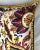 Textile 20" Square Decorative Throw Pillow With a Striking Modern Paisley Floral Pattern With a Needlepoint Look Appearance - Made in the U K For Sale - Image 7 of 12