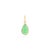Not Yet Made - Made To Order 14k Gold Emerald Pear Shape Charm Pendant for Her Birthday For Sale - Image 5 of 10