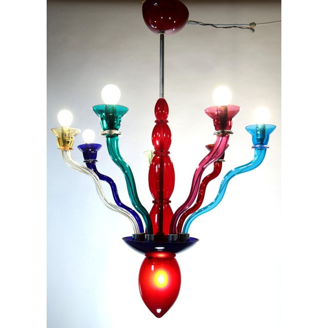 Gaia Chandelier by Gismondi for Veart, 1980s For Sale - Image 12 of 18