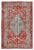 Textile Mid 20th Century Vintage Decorative Turkish Oushak Rug For Sale - Image 7 of 7