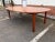 Late 20th Century Vintage Contemporary Style Customized Solid Cherry Round Dining Table With 3 Leaves. For Sale - Image 11 of 12