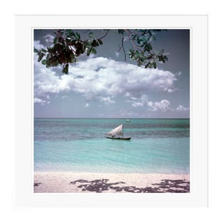 Toni Frissell 'Jamaica Sailing' Archival Pigment Print Framed in White For Sale