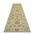 Persian Sultanabad Wool 3x10 Ivory, Light Blue & Gold Handmade Runner Rug #1143675 For Sale - Image 4 of 4