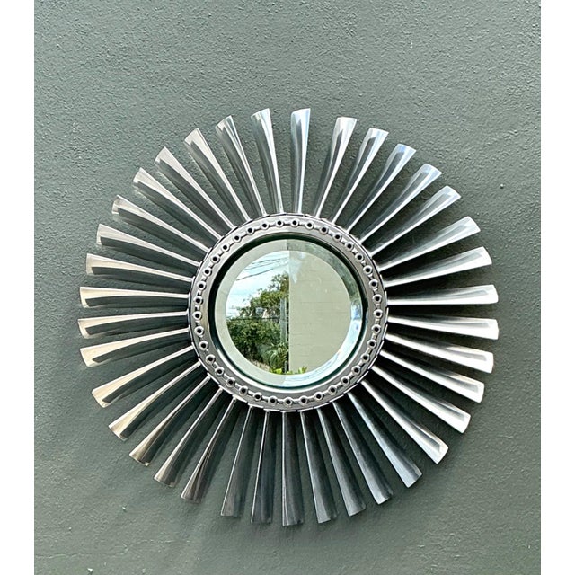 Vintage Industrial Rolls Royce “Spey” Mirror For Sale - Image 4 of 18