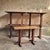 Set of 5 bistro tables entirely in oak / studded feet. Stable / solid / They are all in good condition with minimal traces...