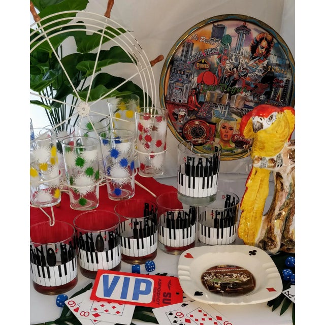 Vintage Las Vegas Graphics Tray for Barware Iconic Old Vegas For Sale - Image 9 of 12