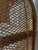 Tan Vintage Asian Boho Chic Wicker Rattan Arched Peacock Etagere Display Book Shelf For Sale - Image 8 of 9