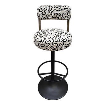 Vintage Swedish Swirl Cobra Bar Stools from Borje Johanson, 1960s For Sale