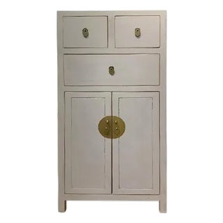 1990s Contemporary Storage Cabinet-Grey For Sale