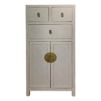 1990s Contemporary Storage Cabinet-Grey For Sale