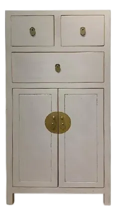 1990s Contemporary Storage Cabinet-Grey