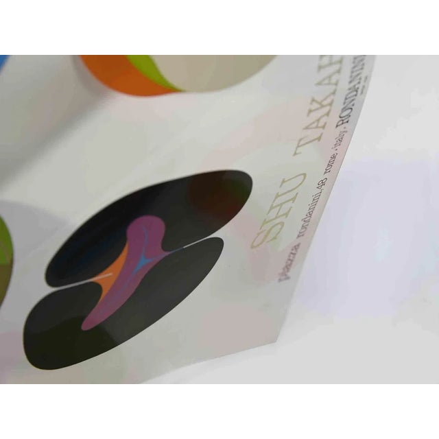 Six shapes in Space is an artwork realized by Shu takahashi in 1974. Screenprint on acetate. Edition 285/500. Hand signed...