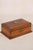 Antique English Oak Box With Shield