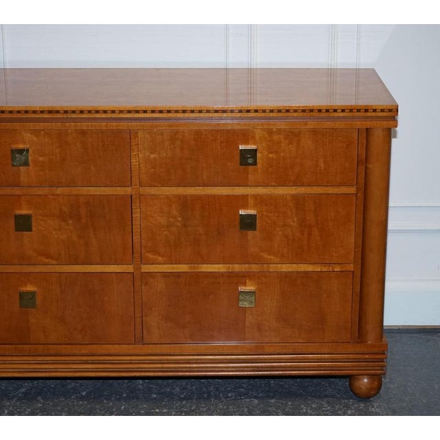 Biedermeier Style White Genesis Bank of Drawers from American Hickory For Sale - Image 4 of 18