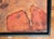 Red 1960's Mid-Century Modern Abstract Oil and Sand Painting by George Vander Sluis For Sale - Image 8 of 15