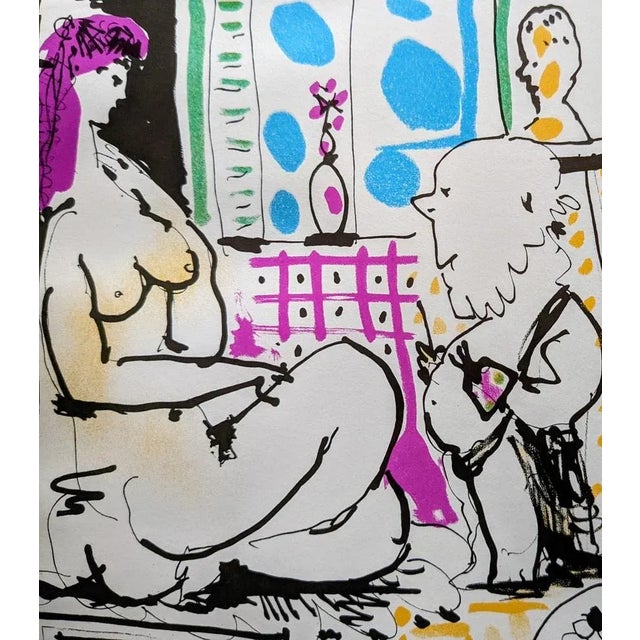 Pablo Picasso, Suzanne and the Old Men, Lithograph, 1966 For Sale - Image 3 of 5